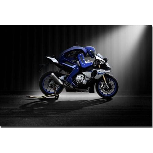 R1M Sport Motorcycle Poster Framed Canvas Painting Wall Art Pictures Print For Living Room Home Decor