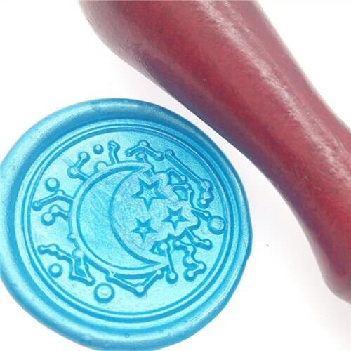 DIY wax seal stamp customize personalized stamp/Sealing Wax /wedding Wax Seal Stamp Moon Stars Planet constellation Wax seal