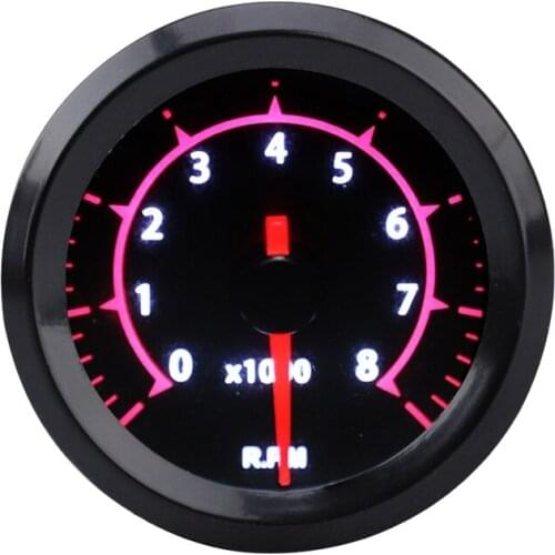 Universal Motorcycle 12V Speedometer Odometer Gauge Tachometer Instrument with LED Indicator Night Light Accessories