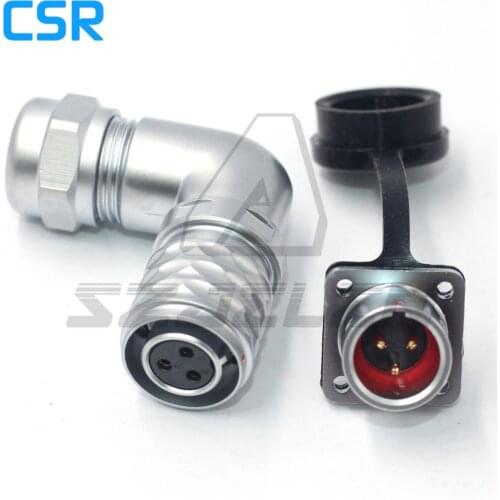 WEIPU SF1214P/SF1213S 3 Pin Waterproof Connector Medical Equipment Power Connectors Male Socket Female Plug IP67