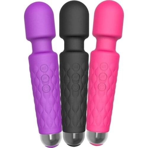 Charged Strong Shock Massage Stick Women Masturbation Vibration Massage Stick Private Parts Massage