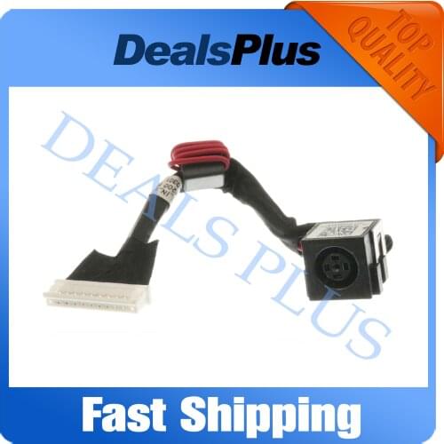 1PCS New DC Power Jack Connector Cable For Dell Alienware M17X 17 R1 R5 17R1 17R5 R085W 0R085W DC30100NF00 DC30100M200