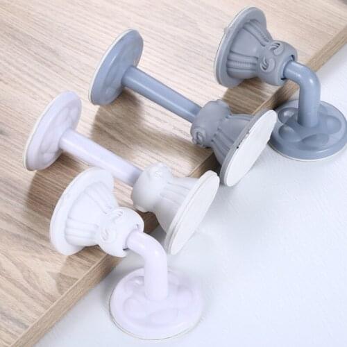 1PCS Door Stopper Wall Protector Anti-Collision Silicone Door Stopper Silencer Crash Pad Rubber Stopper Door Hardware