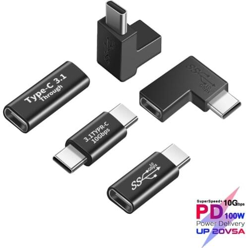 5A USB3.1 Type-C Male To Female Adapter USB-C Gen 2 10Gbps Convertor For Macbook Nintendo SAMSUNG Note 20 S20 Ultra XIAOMI SONY