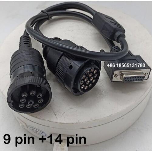 Caterpillar ET3 Adapter III 9+14 Pin Cable 9 Pin and 14 Pin Truck Excavator Diagnostic Tool CAT III Communication Adapter III
