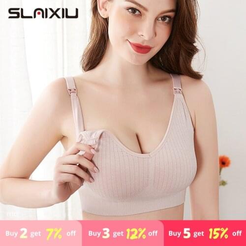 Nursing Maternity Bra Clothing Cotton Breastfeeding Bra for Pregnant Women Pregnancy Breast Sleep Bra NEW Hot