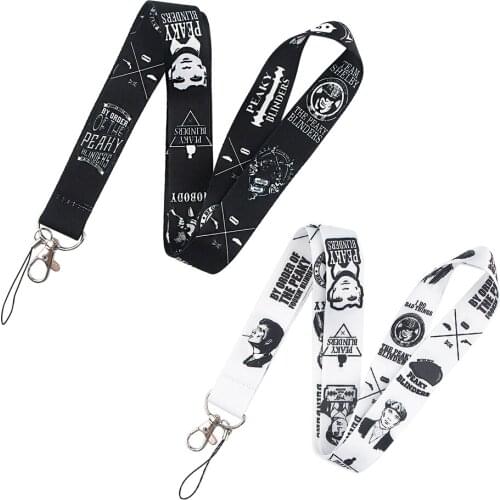 Peaky Blinders Keychain Cool Lanyards For Keys ID Card Pass Gym Mobile Phone Badge Holder Neck Strap Hang Rope Webbings Ribbon
