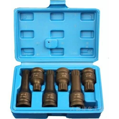 CTV M14 M16 M18 Oil Pan Drain Plug Screw Bolt Star Tamper Proof Socket Tool FOR VW AUDI