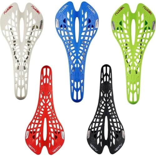 Ergonomic Hollow Design Bicycle Saddle Ultralight Shock Absorption Mountain Road Bike Saddle Seat For Men Women Cycling Parts