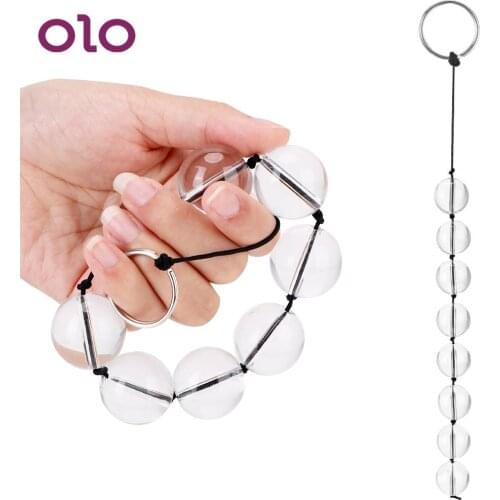 Crystal Anal Beads Vagina Training Balls Butt Plug Erotic Anus Masturbation Intimate Goods Sex Toys For Couples