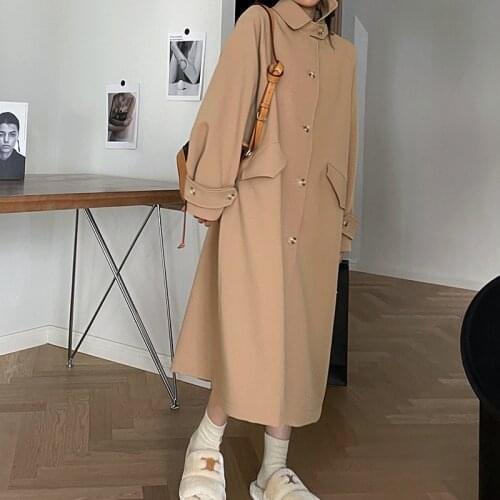 HXJJP Women's Long Trench Coats