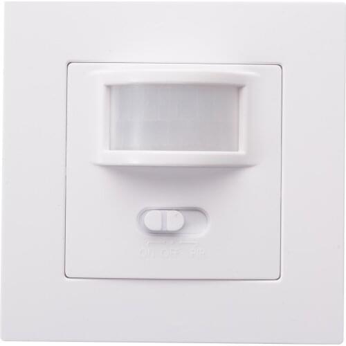 Infrared PIR Motion Sensor AC 220 V 160 Degree Wall Mount Switch with ON-OFF Switch For LED Lamp Home Lighting Tool