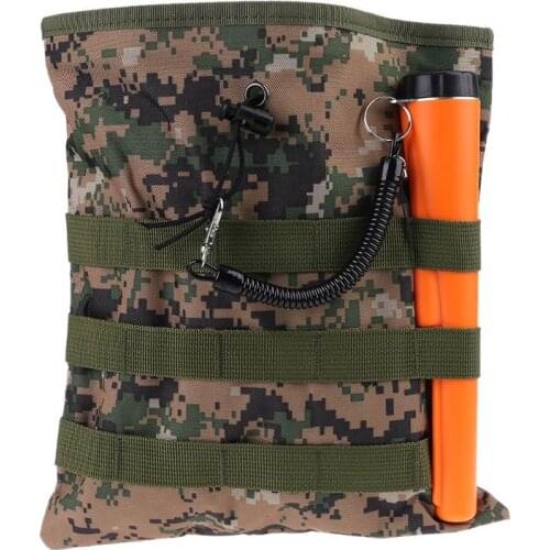 Camo Metal Detecting Finds Recovery Waist Bag Pouch Drawstring Belt Treasure Bag