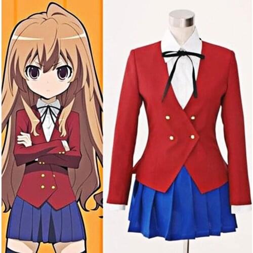 Dragon X Tiger Toradora Aisaka Taiga Cosplay Costume Custom Made