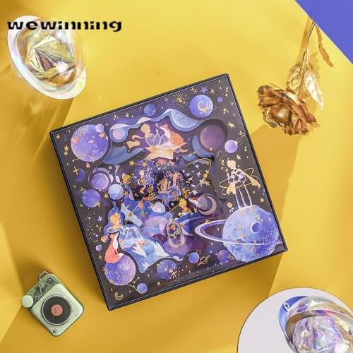 Cool Stars Theme My Prince Cartoon Design DIY Decoration Paper Set Cool Memo Notes+Washi Tape+Envelope Children Gift