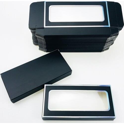 Wholesale Paper Eyelash Packaging Box Lash Boxes Packaging Custom Own Logo for 10mm-25mm Mink Eyelashes Case Bulk Lash Vendors