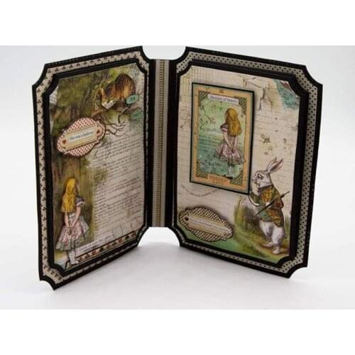 Simple Book Album Layers Metal Cutting Dies DIY Molds Scrapbooking Embossed Paper Card Making Die Cuts Crafts Stencils 2021 NEW