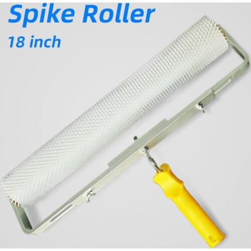 18inch Spiked Roller 46cm Self-leveling Roller Plastic Roller Spike Roller for Epoxy Floor Paint Tool Professtion