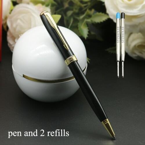 Luxury ballpoint pen metal material stationery signature office school supplier 0.7 mm ink