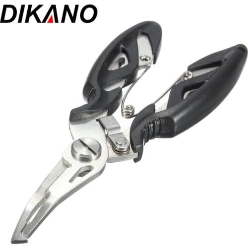 Stainless Steel Fishing Pliers Scissors Line Cutter Fishhook Remover Tackle Tool Kits Accessories Outdoor