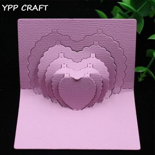 YPP CRAFT New Frame Metal Cutting Dies Stencils for DIY Scrapbooking Stamp/photo album Decorative Embossing DIY Paper Cards