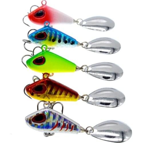 1PC Metal Mini VIB With Spoon Fishing Lure 6g,10g,16g,24g Hard Fishing Tackle Crank bait Spinner Sinking Bait Jigging