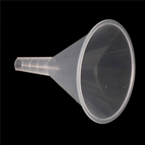1 Pcs Clear 100mm Filter Funnel Laboratory Transparent White Plastic Filter Funnel Lab Accessory
