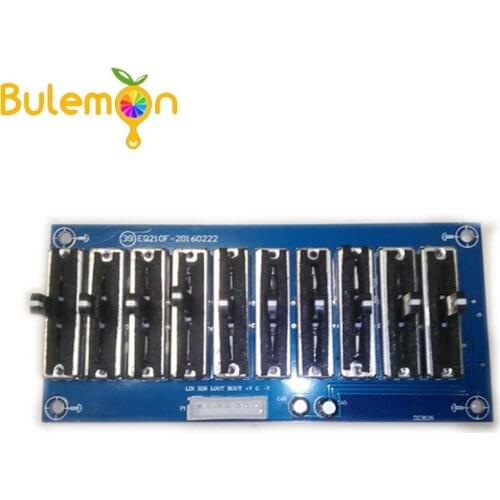 10 Band Stereo EQ Equalizer Board 2.0Channel Preamplifier Tone Adjustable Preamp Module for Amplifier