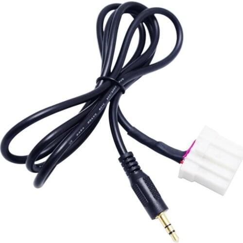 Car 3.5mm AUX Audio CD Interface Adapter Cable AUX Adapter Cables For Mazda RX-8 2006+ MX-5 2006 High Quality Car Accessories
