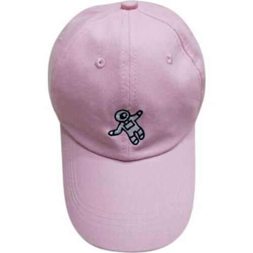 Fashion Unisex Embroidery Astronaut Baseball Cap Snapback Hip Hop Cotton Sunhat Men Women Sports Sun Hat