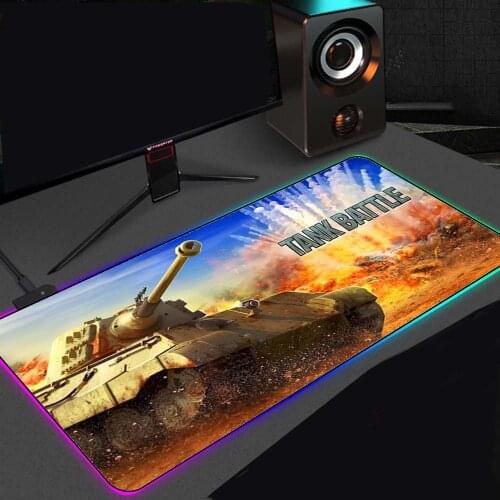 Tanks Mouse pad Rgb keyboard pad gamer accessories computer mouse pad Mausepad gaming accessories mousepad