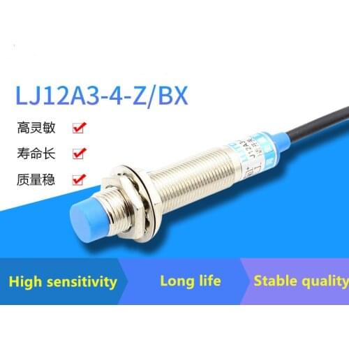 LJ12A3-4-Z/BX inductive proximity switch three-wire NPN normally open /Normally closed FREE SHIPPING Sensors