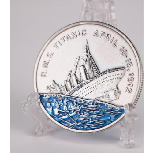 1912 Titanic Ship In Memory Of Rms Victims Shipwreck Commemorative Coin Challenge Coin Badge Collection Home Decoration