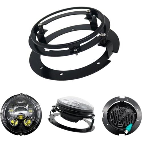 5 3/4" 5.75 inch Headlight Bracket for Dyna Street Bob Super Wide Glide Low Rider Night Rod Softail Sportster Iron 883