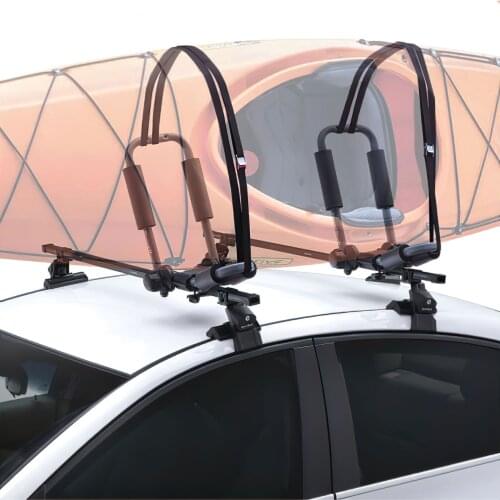 Roof Rack Crossbar Versatile Water Sport Carrier That Can Transport Either Kayaks Or Stand-Up Paddle Boards With One System