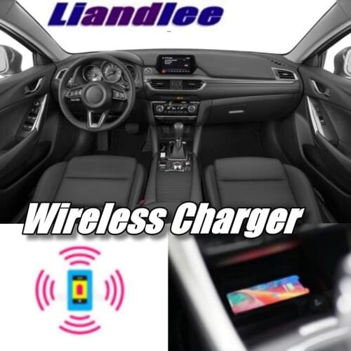 Liandlee Wireless Car Phone Charg er Armrest Storage Compartment Fast qi Charging For Mazda 6 Atenza GJ1 GL 2012~2019