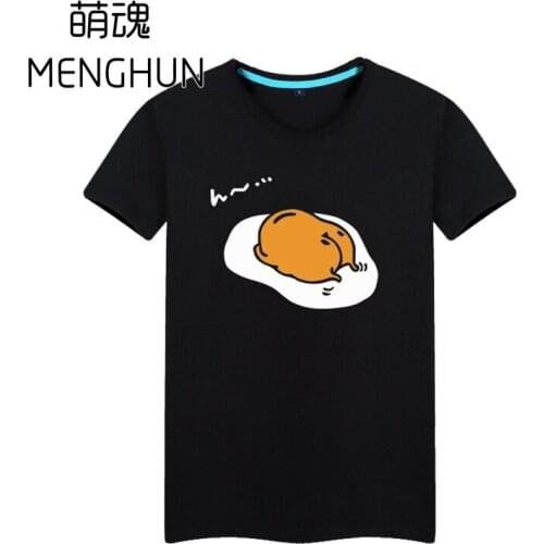 Lovely Japanese cartoon Lazy tama/Lazy eggs printing cotton t shirts mens short sleeve lazy tama t shirt ac623