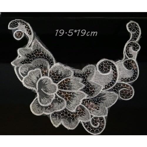 DIY fashion flower lace appliques Patches for clothing Embroidery lace patches for bags decorative parches applique