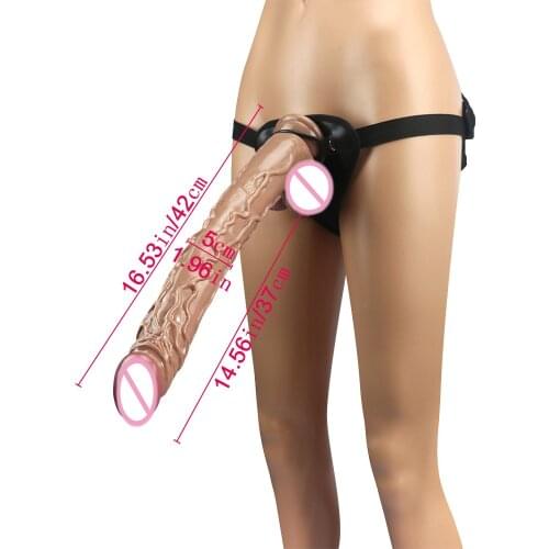 Huge Unisex Dildos Wear Pants for Women Men Lesbian Masturbation Tools Strap On Penis Suction Cup Big Dick Adult Anal Sex Toys