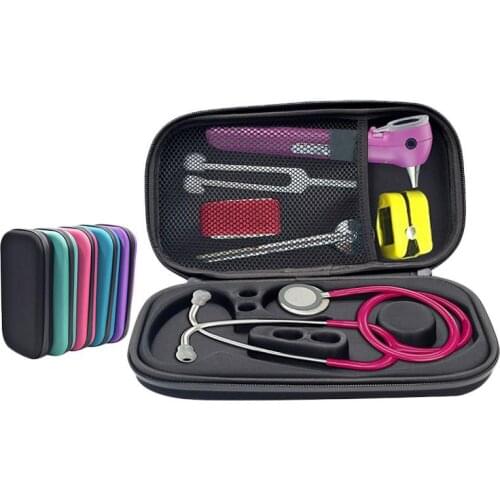 Portable Stethoscope Storage Box EVA Durable Storage Box Stethoscope Travel Case EVA Medical Carry Organizer Bag 28x15.5x5cm