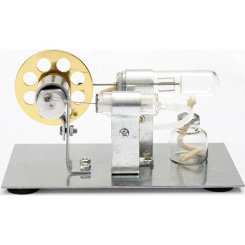 DIY Cylinder Engine Motor Combustion Power Electricity Generator Educational Science M09