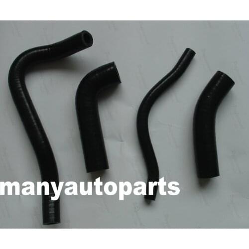 Silicone Radiator Hose For KTM 400 450 520 525 exc mxc sx 2001 2002 BLACK