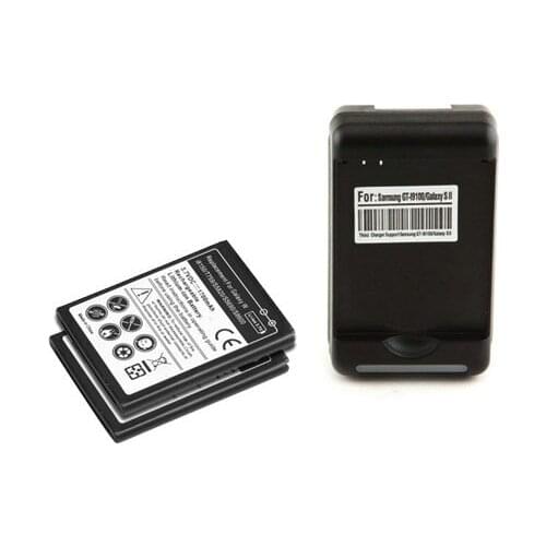 2x 1700mAh EB484659VA Replacement Li-ion Battery + USB Wall Charger For Samsung Galaxy W I8150 T759 T679 S5820 S5690 S8600 M930
