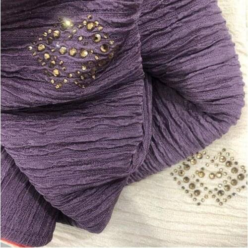 D04 2020 autumn winter Airsnow Diamond stretchy hijab scarves scarf shawl with Colored lines for netherlands muslim women