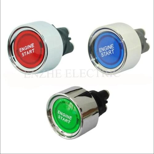 LED Start switch General Motors button 12VDC 50A for 22mm car ship motor one-key start ignition switch A2-23 ON-OFF 3P SPST