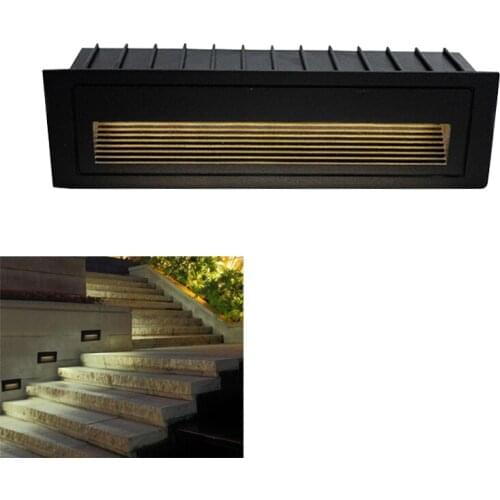 Led Stair light step lights AC85-265V Garden Decor Light Outdoor Indoor IP65 Waterproof Footlight Embedded staircase Wall lamp