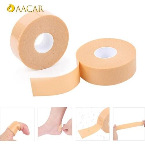 Waterproof First Aid Blister Pedicure Cotton Heel Sticker Tape Patch Blister Plaster Pad Foot Care Insole 1Roll Anti-Wear Foam