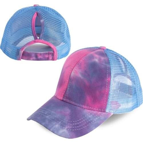 Women Baseball Cap Messy Bun Hats Summe Snapback Caps Casual Sun Visor Female Outdoor Sport Hat Ponytail Adjustable