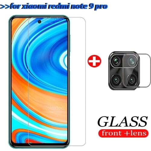 2in1 camera lens protective glass on Redmi Note 9 pro poco m3 Tempered Glass screen Protector for Xiaomi Redmi Note 9Pro 9 pro