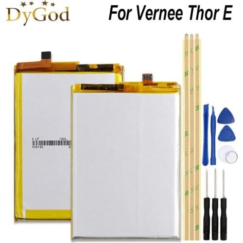 5020mAh MTK6753 For Vernee Thor E Battery High Quality Large Capacity mobile phone Backup Battery For Vernee Thor E+ Free Tools